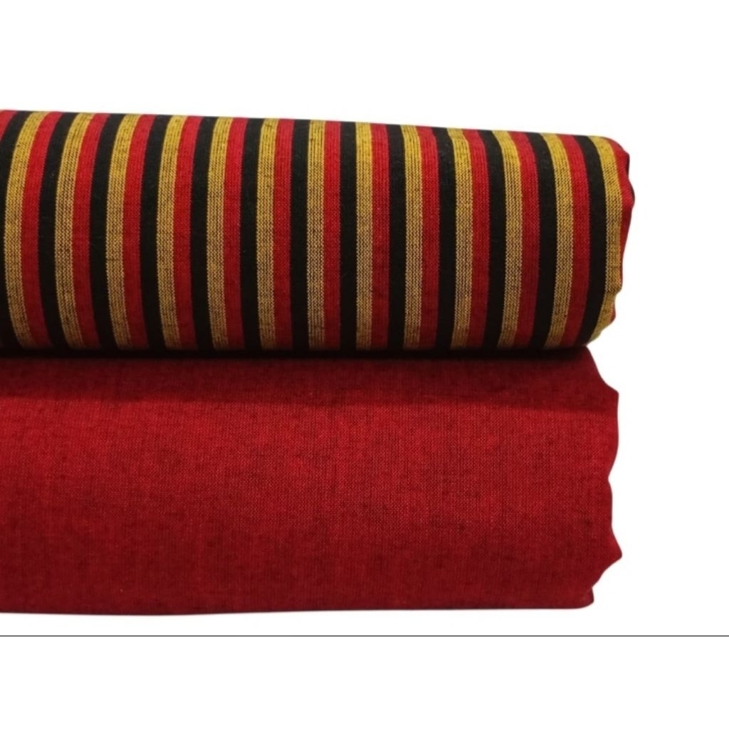 Kain Tenun Lurik Jogja Klaten Prasojo Klasik kristin merah