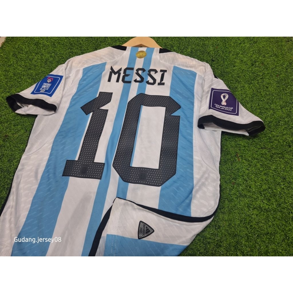 jersey argentina home player issue wc 2022