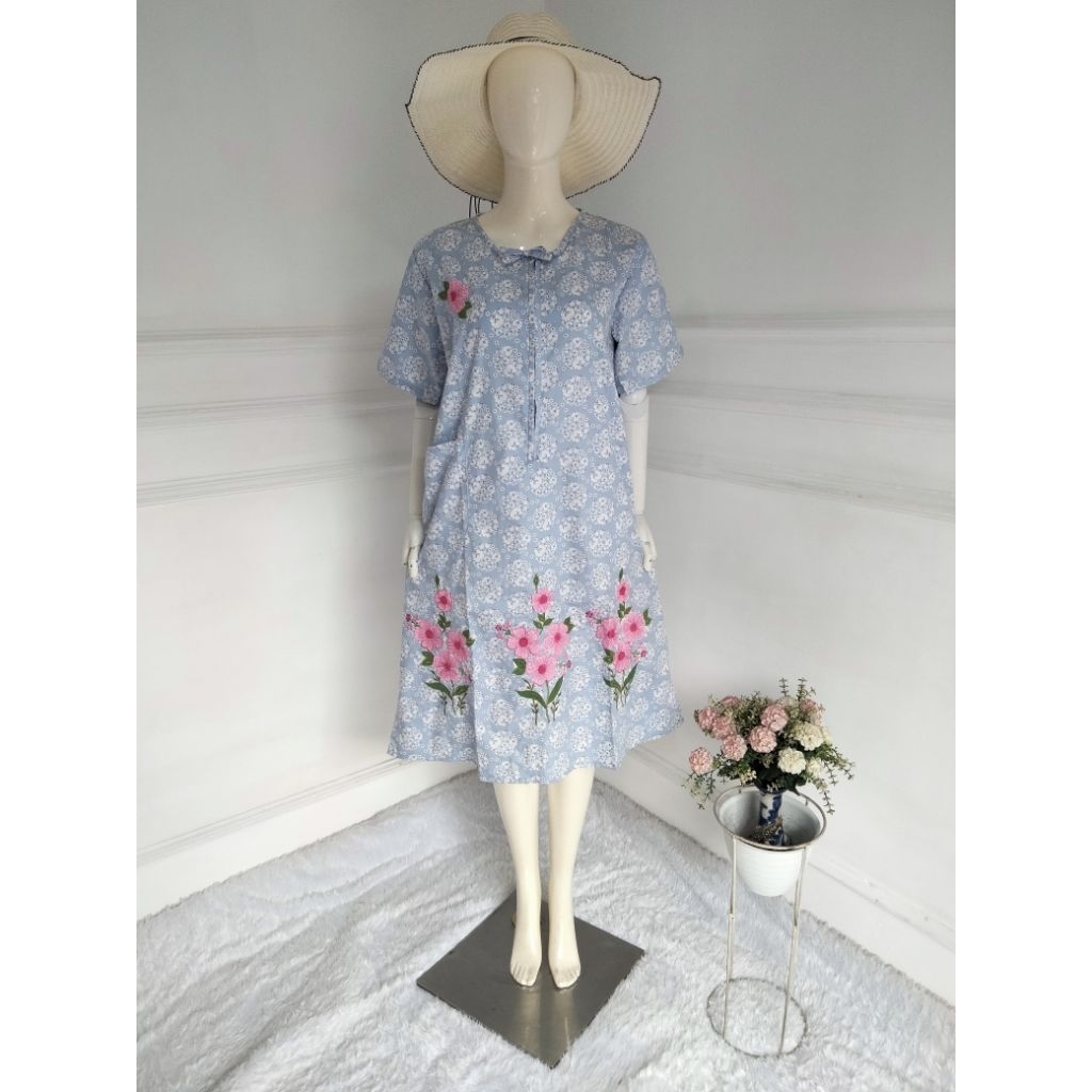 DASTER LILY Daster bordir malang daster pendekk