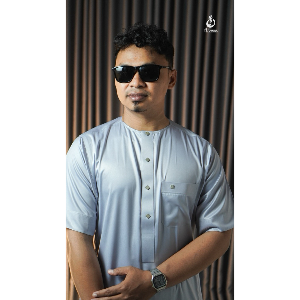 GAMIS JUBAH ANNUN SAUDI LENGAN PENDEK