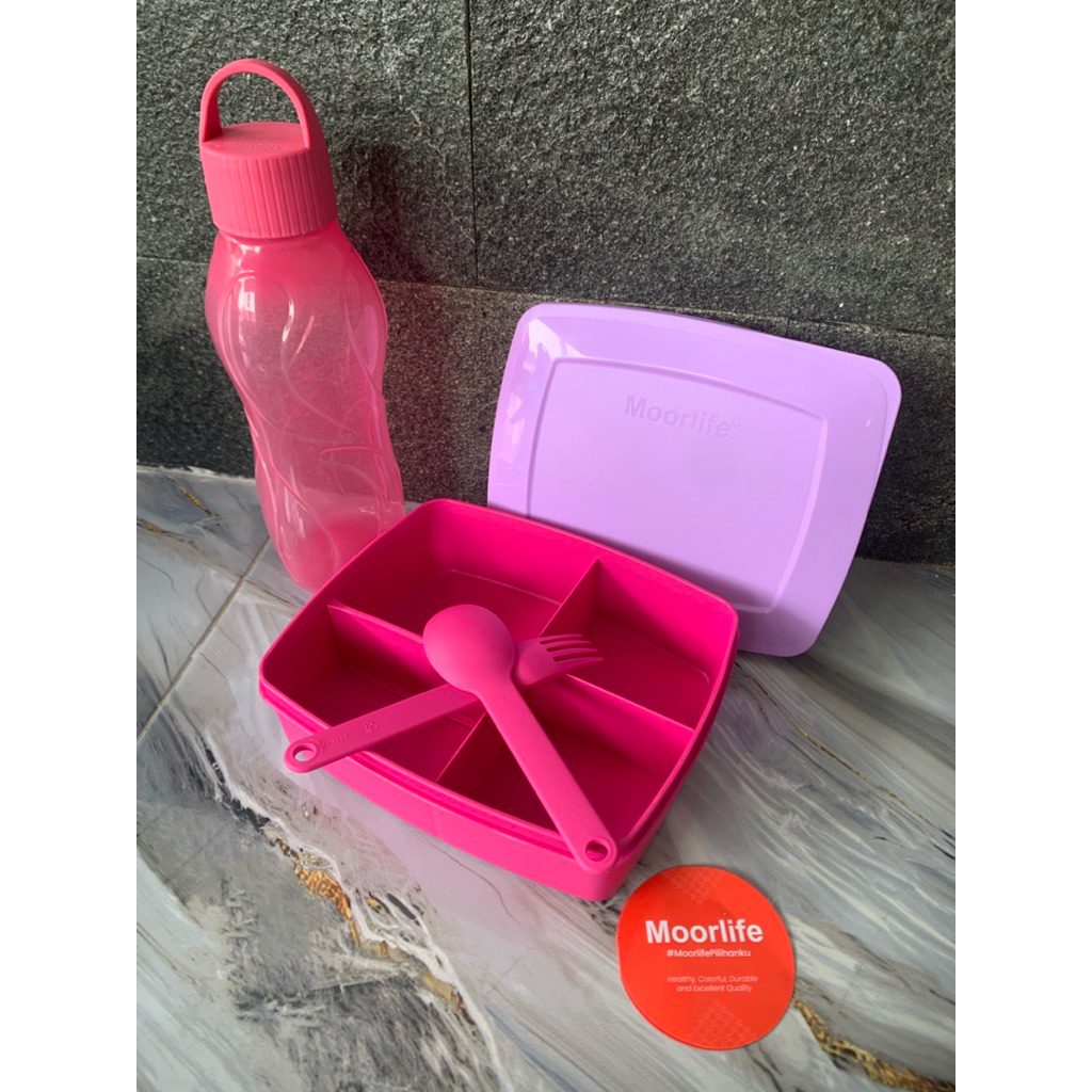 Original Moorlife Qiana / Kana kotak bekal set
