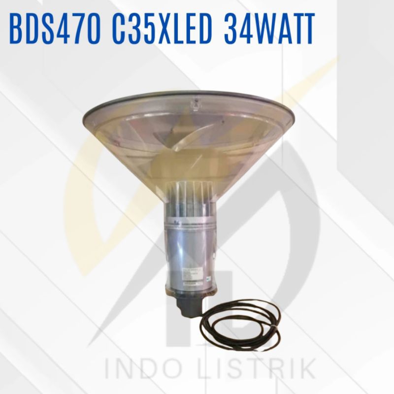 Lampu Philips BDS470 C35xLed 34w WW / Philips BDS470 C35xLed 34w WW