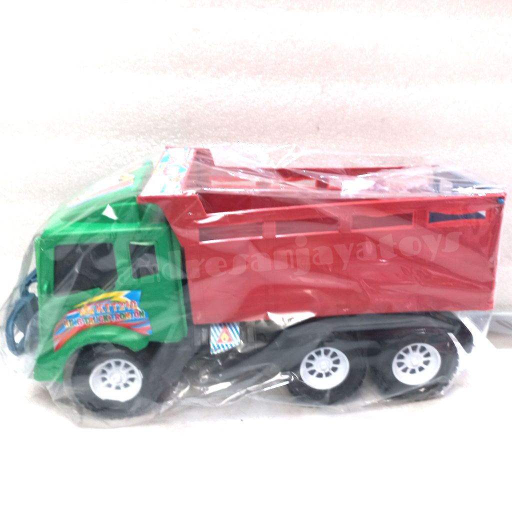 Mainan Anak Truck Pasir Mobil Dorong Dump Truk Ukuran Besar Panjang 40 cm no KTT210