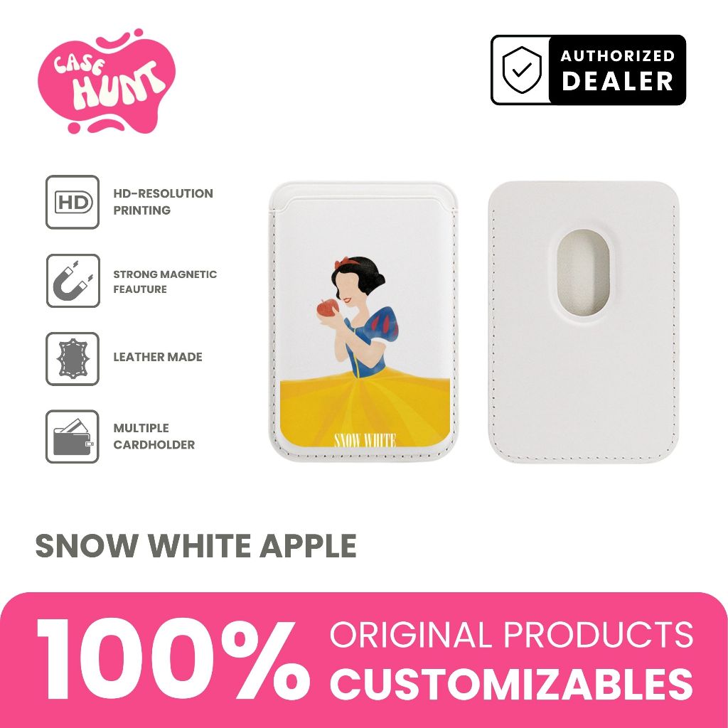 CASE HUNT Magnetic Cardholder Snow White Collection for Magsafe