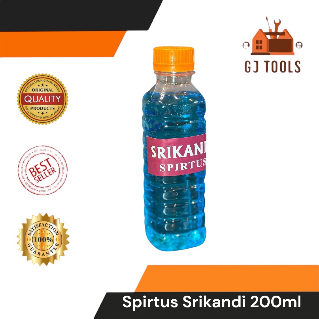 SPRITUS BIRU SRIKANDI 200ML - SPRITUS BOTOL CAIR WARNA BIRU 200 ML