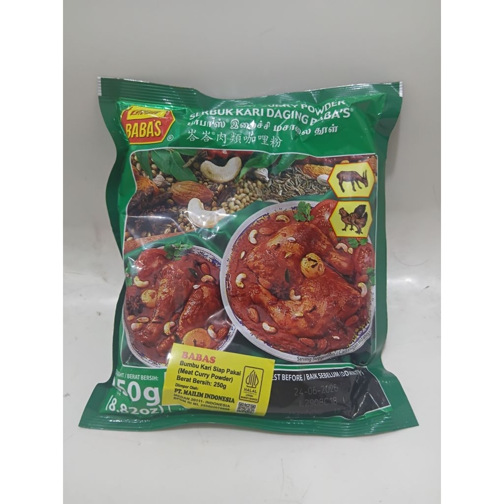 bumbu curry, babas curry, masala curry ayam
