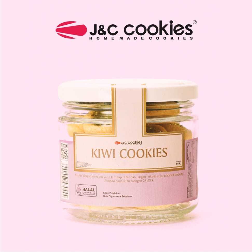 JnC Cookies Kiwi Cookies toples kaca by J&C Cookies