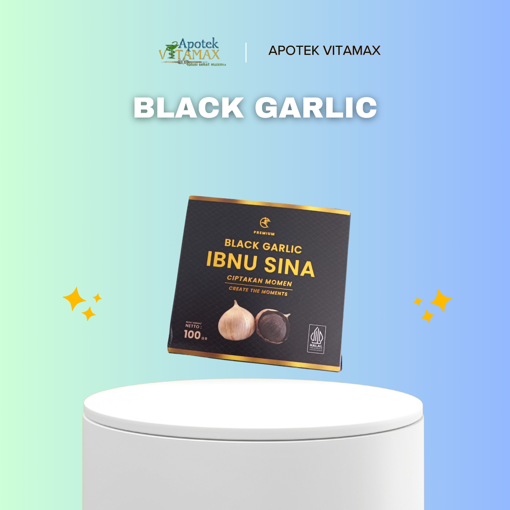 BLACK GARLIC IBNU SINA | BAWANG HITAM | BAWANG TUNGGAL
