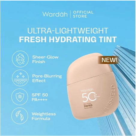 WARDAH TINTED SUNSCREEN - SERIES LENGKAP // JSELECTIV X JHON KOSMETIK // Sunblock Wajah WARDAH - ORI