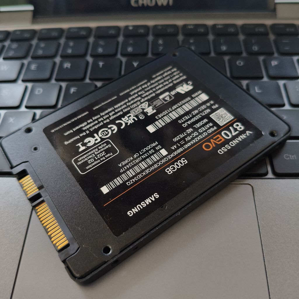 SSD SAMSUNG EVO 500GB BEKAS