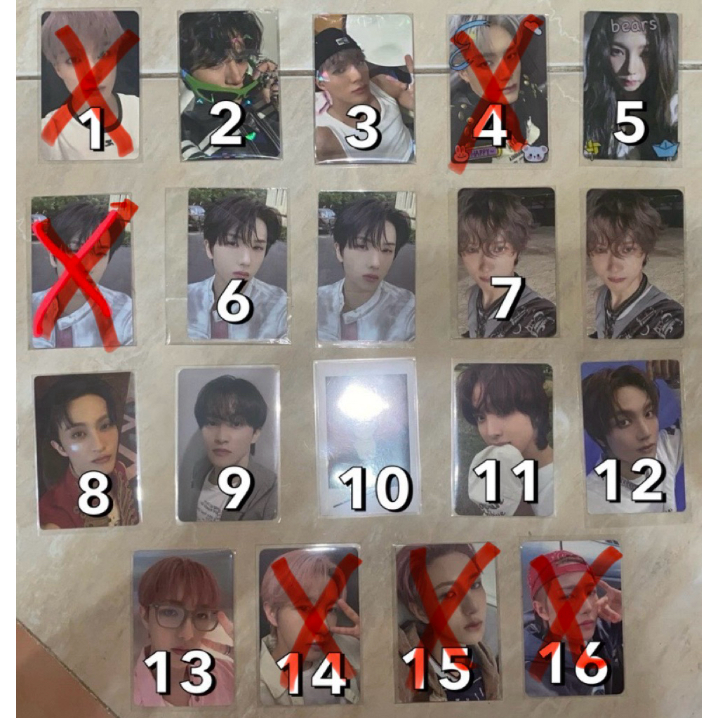 aab photocard official jeno karina jisung mark haechan renjun nct dream