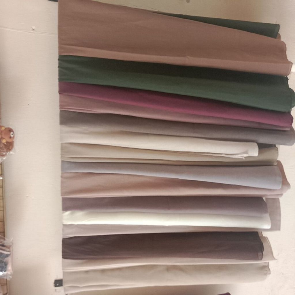 Kain Wolfis Premium Lembut dan Adem untuk Gamis, Jilbab, Tunik