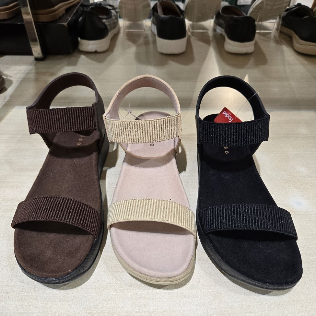 Fladeo new arrival sepatu sandal wedges 4cm wanita ringan & ori size 36-40