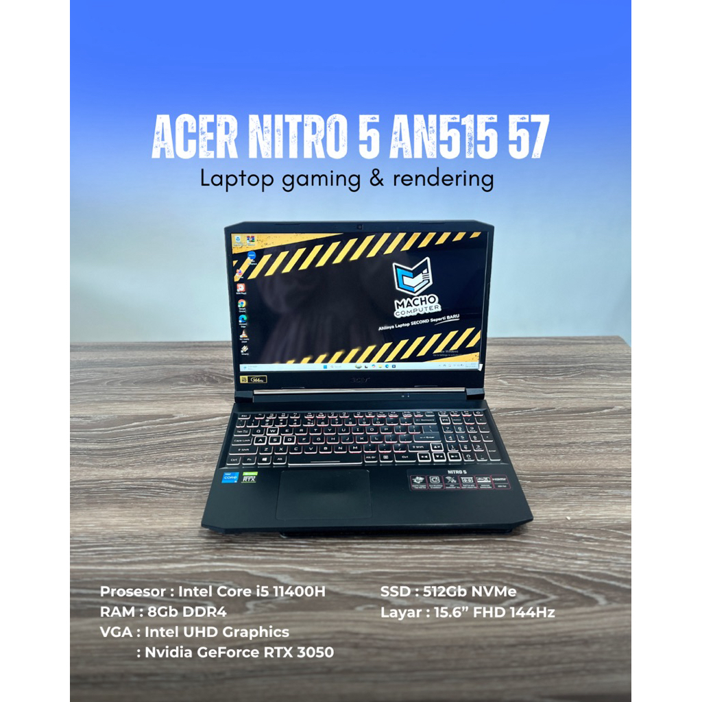 Acer Nitro 5 AN515 57  Intel Core i5 11400H
