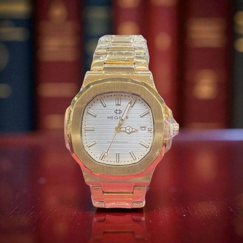 Hegner 1730 g1 gold jam tangan pria