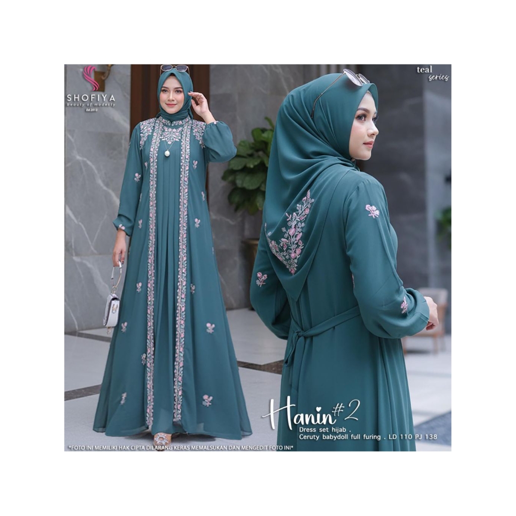 Hanin #2 Long Dress set Hijab
