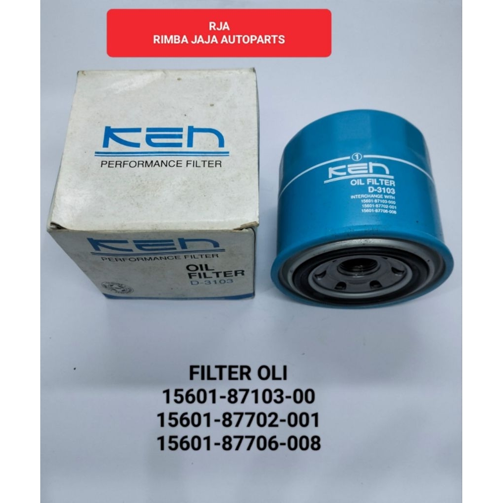 FILTER OLI UNTUK MOBIL KIJANG KAPSUL/ZEBRA/SWIFT SX4/KIJANG EFI 1.8/KIJANG GRAND 7K/SUZUKI  AERIO/BA
