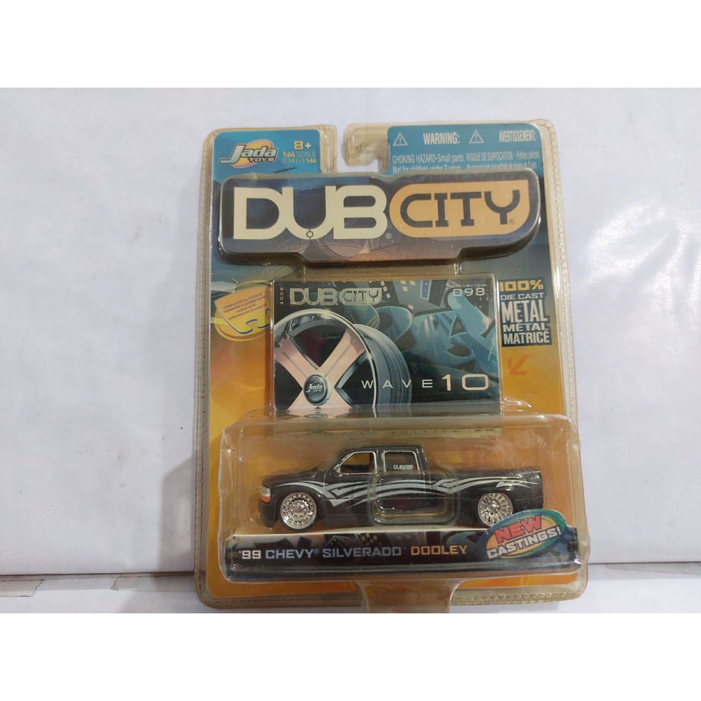 jada 1/64 silverado dooley . Harga 300 rb Blister jelek menguning.kondisi sesuai foto
