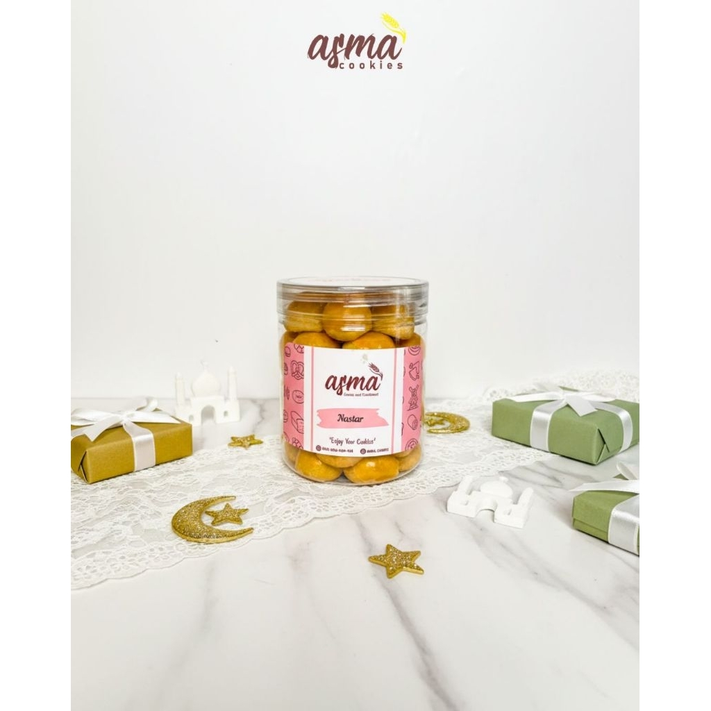 Nastar Premium 500 ml Toples Tabung Kue Kering Asma Cookies