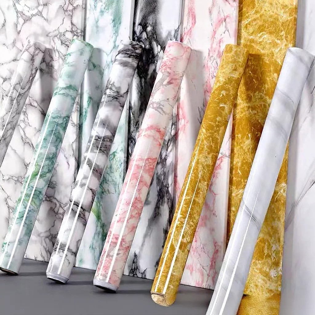 COD Home-Stiker dapur berbahan aluminium foil berperekat, tahan air dan tahan minyak, cocok untuk ko