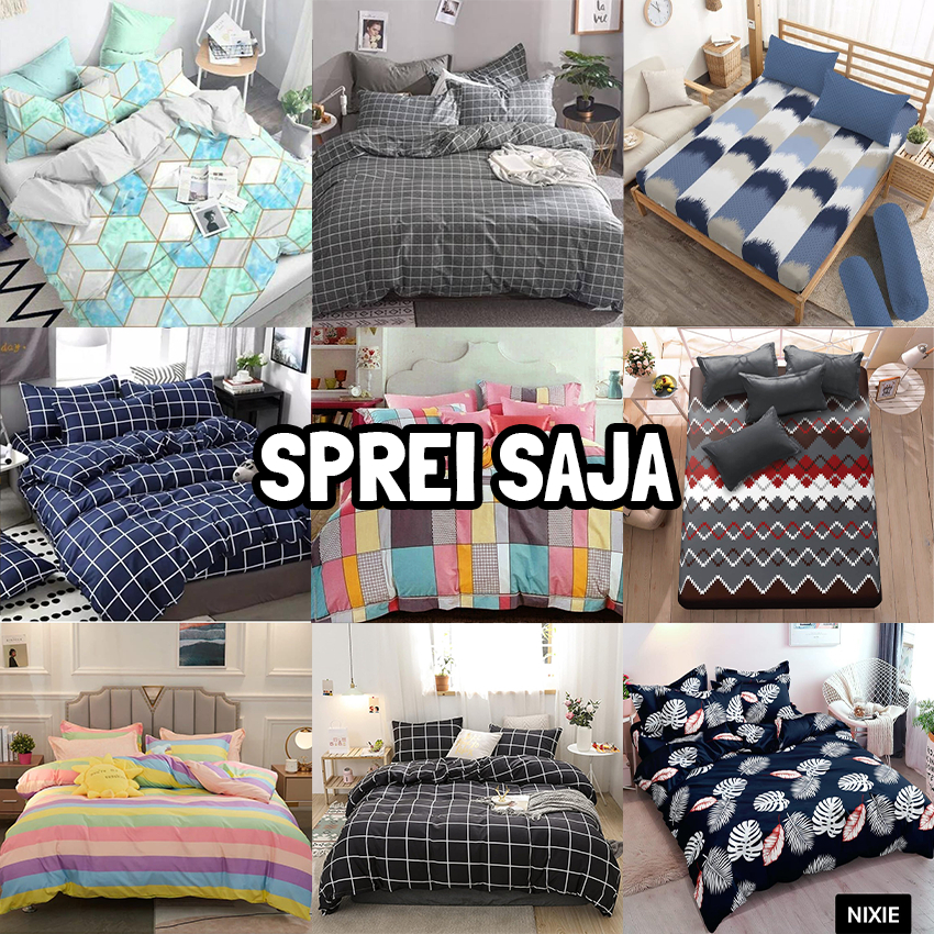 Sprei Karet 180x200 160x200 PROMO SPREI SAJA