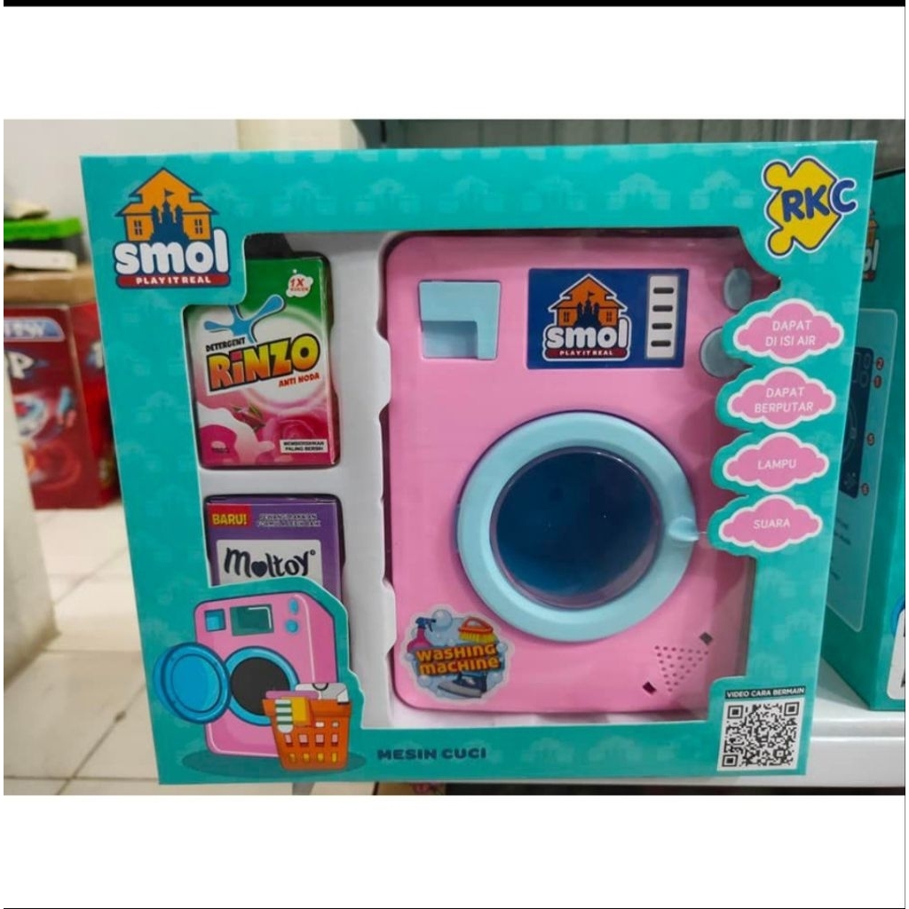 mainan mesin cuci mini anak
