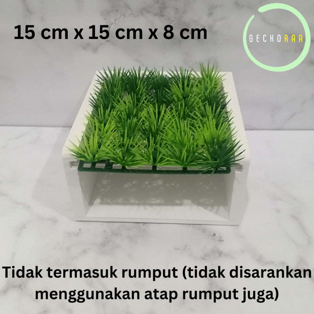 Hiding Cave Tempat Sembunyi Mini Garden Rest Reptil Gecko AFT