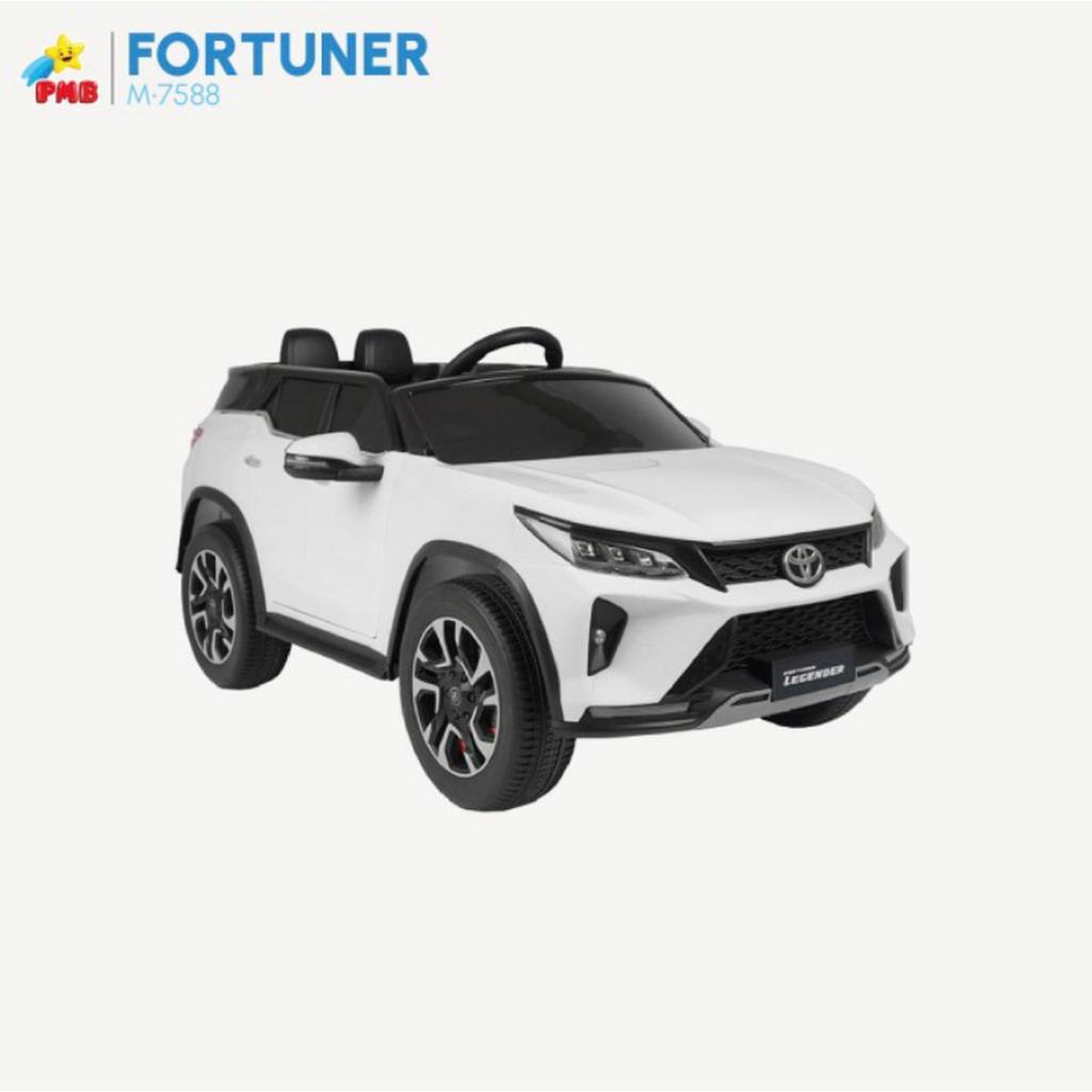 Mainan Anak Mobil Aki Fortuner PMB M-7588 Mobilan Aki PMB M7588 DUAL Mobil Aki Toyota Fortuner