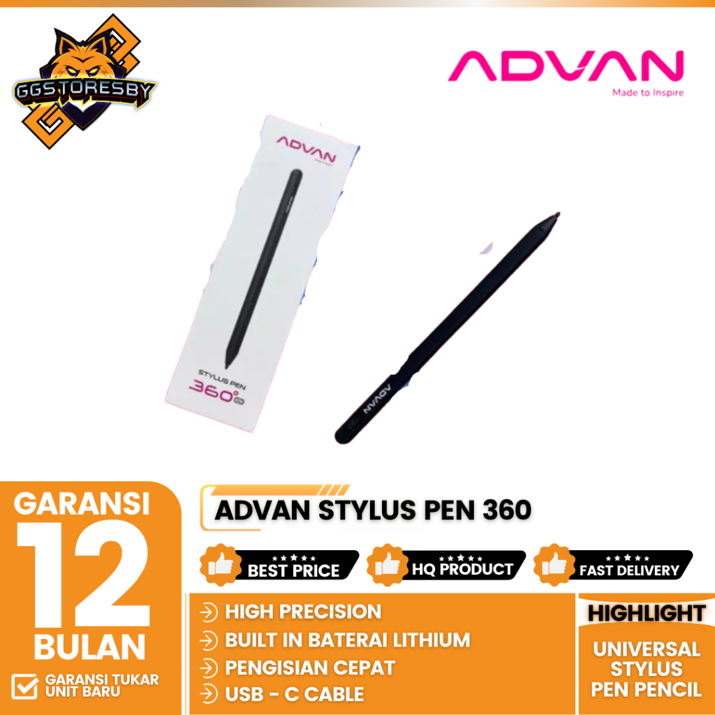 ADVAN STYLUS PEN 360 Universal Stylus Pen Pencil - STYLUS PEN ADVAN 360 GO