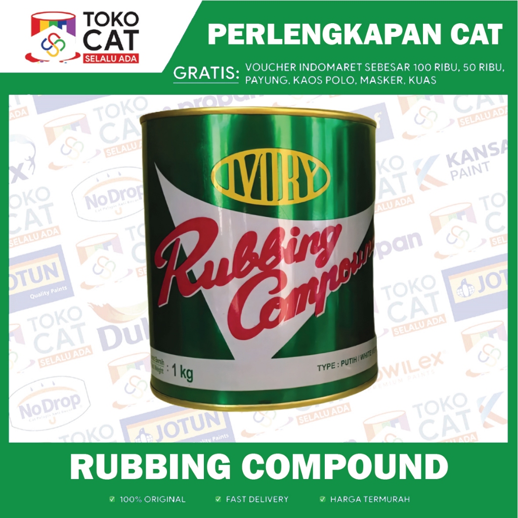 IVORY RUBBING COMPOUND | RUBBING COMPOUND 1KG | COMPOUND MOTOR