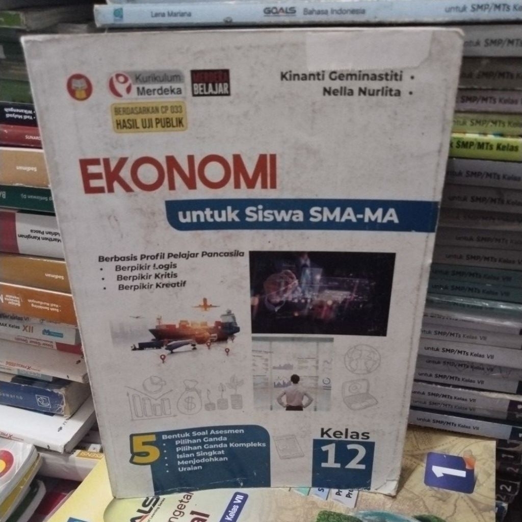 Buku Ekonomi Untuk siswa SMA-MA Kelas 12 Penerbit Yrama widya