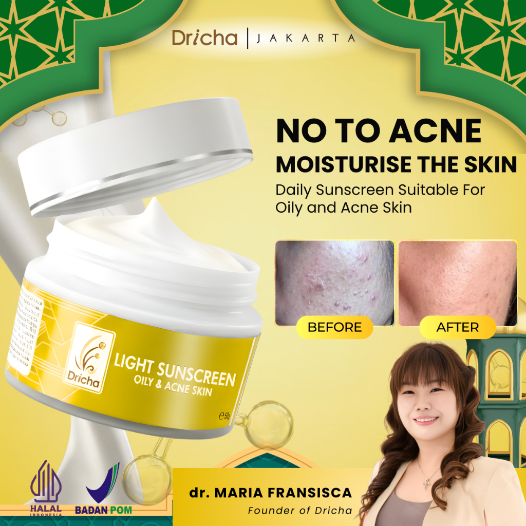 LIGHT SUNSCREEN DRICHA (OILY&ACNE SKIN)