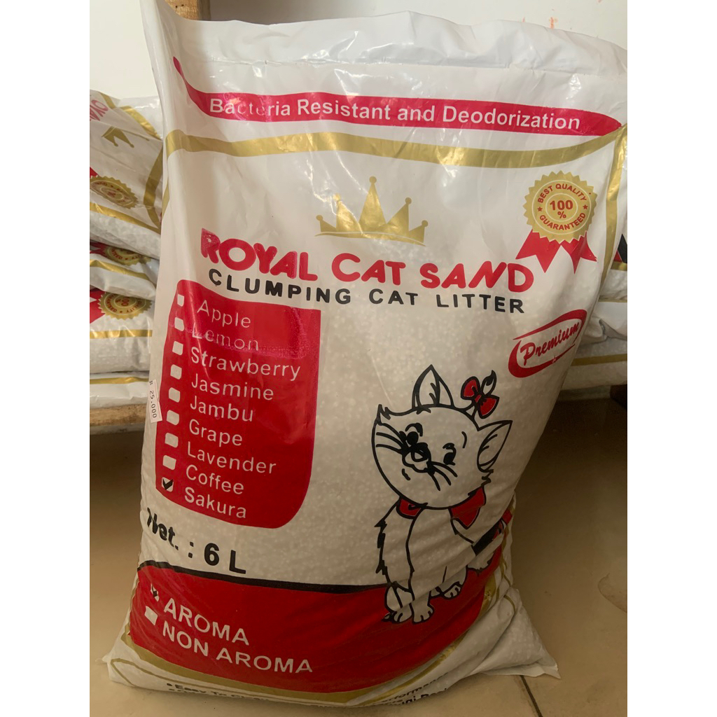 pasir kucing - royal cat sand aroma