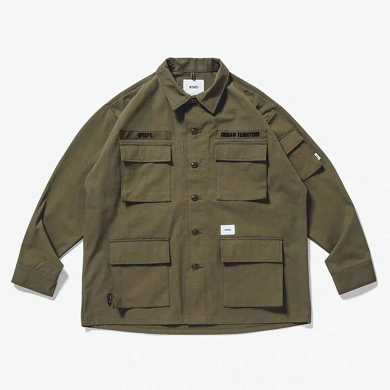 OUTER - WTAPS Ripstop Jungle Jacket Olive Green