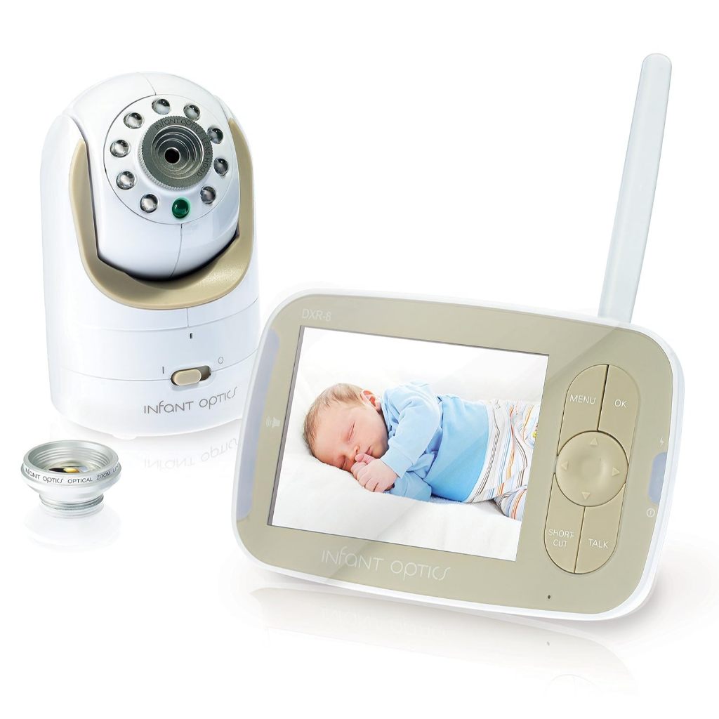 Infant Optics DXR-8 480p Video Baby Monitor, Non-WiFi Hack-Proof FHSS Connection