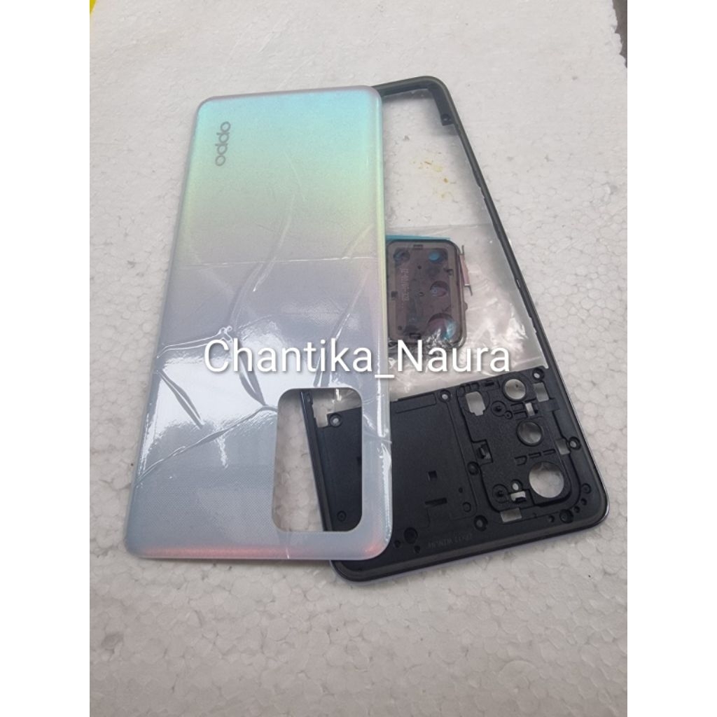 Cessing hausing fullset Oppo A95 / 4G Backdor + Tulang bazzel tutup mesin