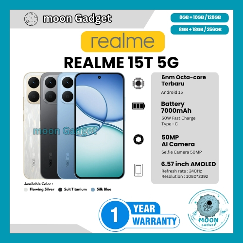 HP REALME 15T 5G 8/256GB, 15T 5G 8/128GB, 14T 5G 8/256GB, 13 5G 12/256GB & 13 8/256GB (BNIB)