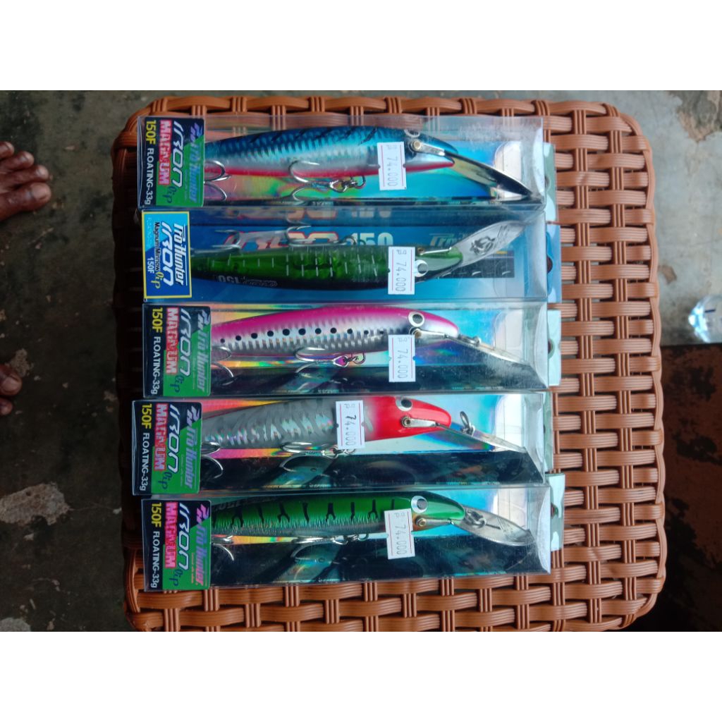 Umpan Trolling HardLure ProHunter IRON magnum minnow Lip Floating 150 F /KO-JACK 150MM 50G / RAPALA 