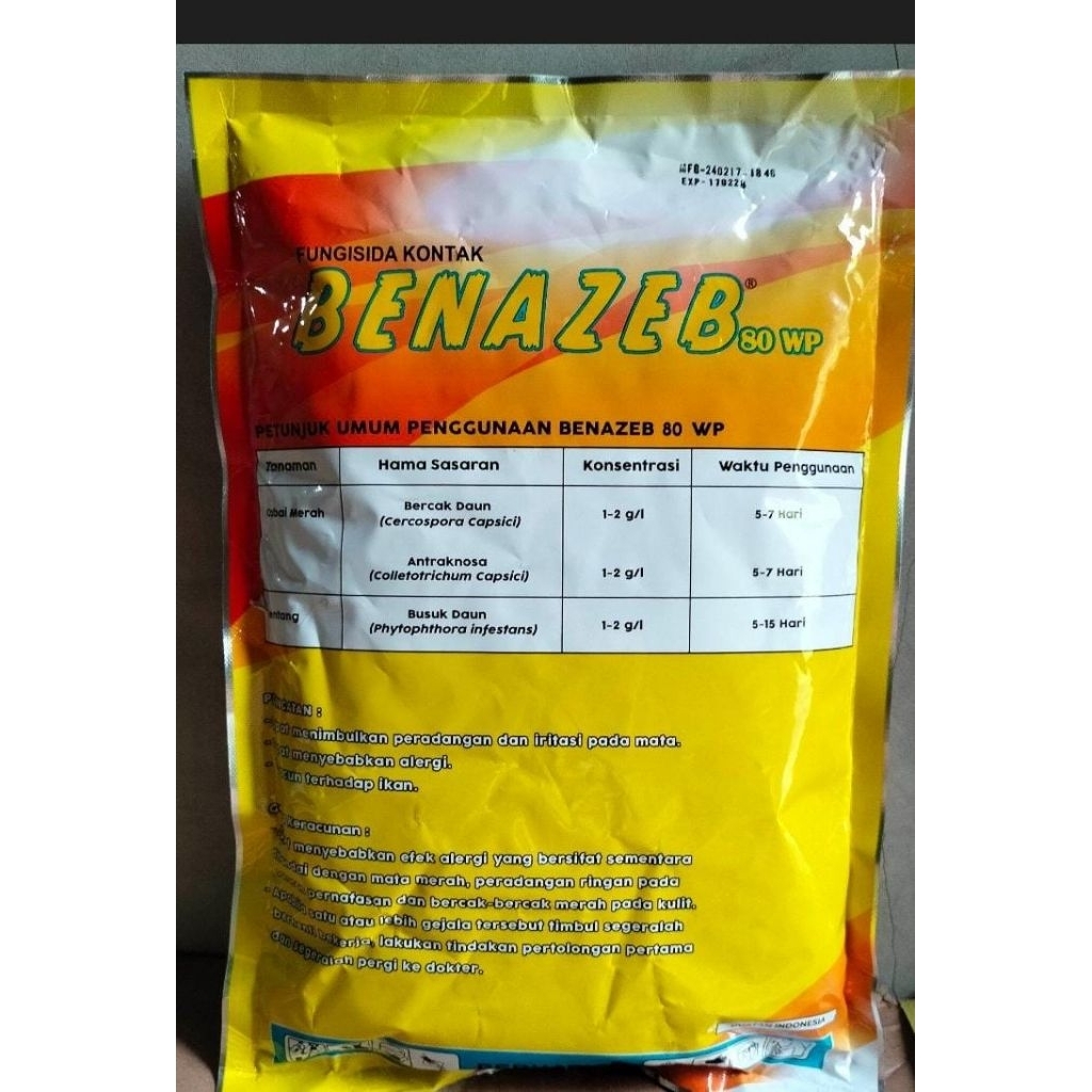 FUNGISIDA BENAZEB 80WP
