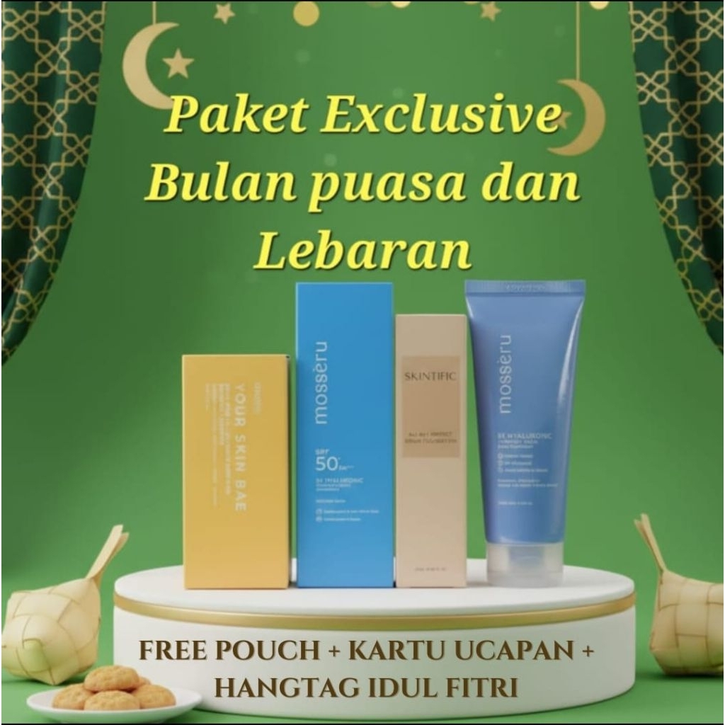 Paket Skincare Puasa Lebaran Avoskin Skintific Mosseru