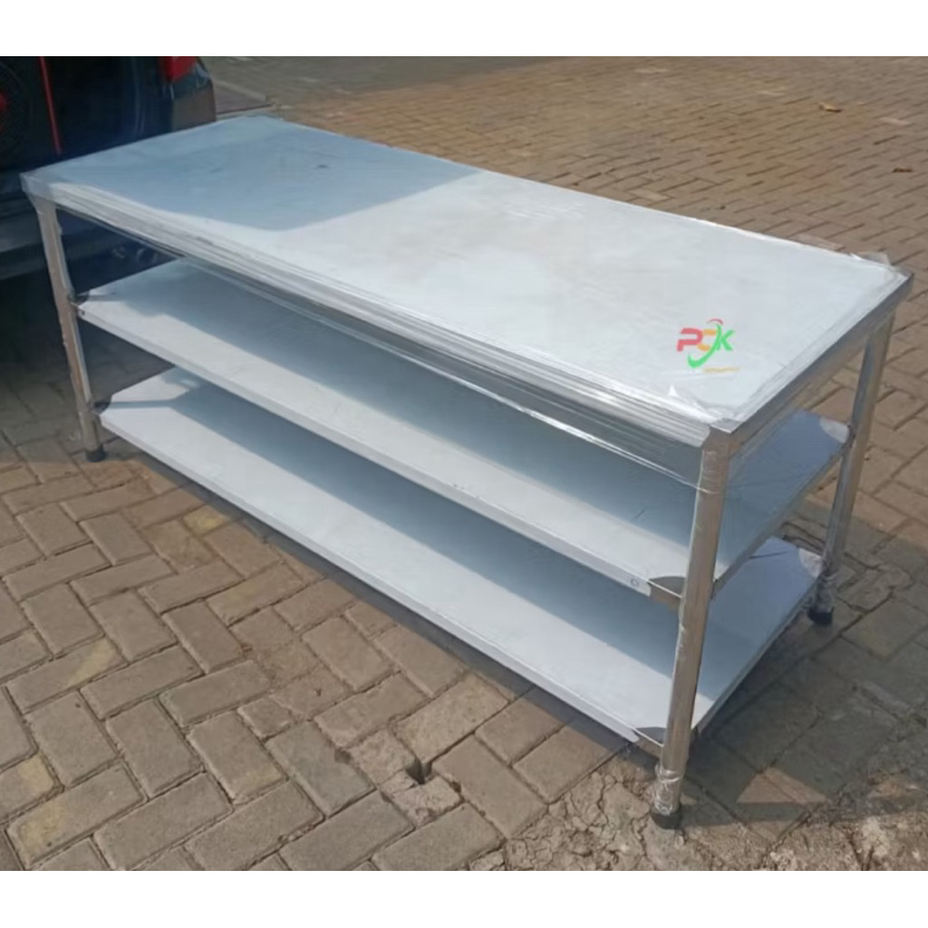 Meja Stainless steel 150 x 80 x 75