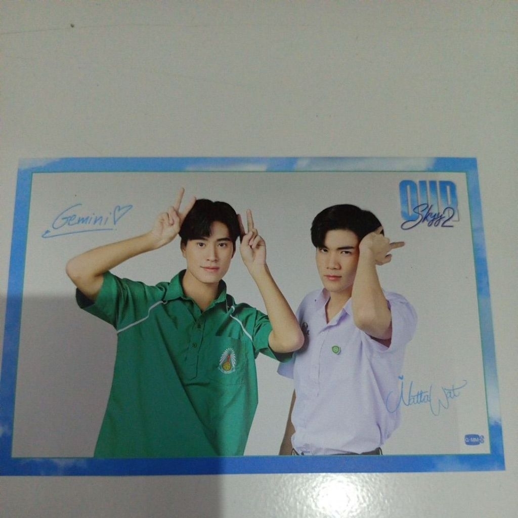 postcard photocard gemini fourth gemfot my school president joongdunk joong archen dunk natachai sta