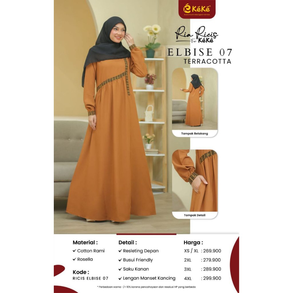 GAMIS ELBISE 7 KEKINIAN – GAMIS WANITA DEWASA SYARI MODIS TERBARU | MODEL SIMPLE ELEGAN & MURAH