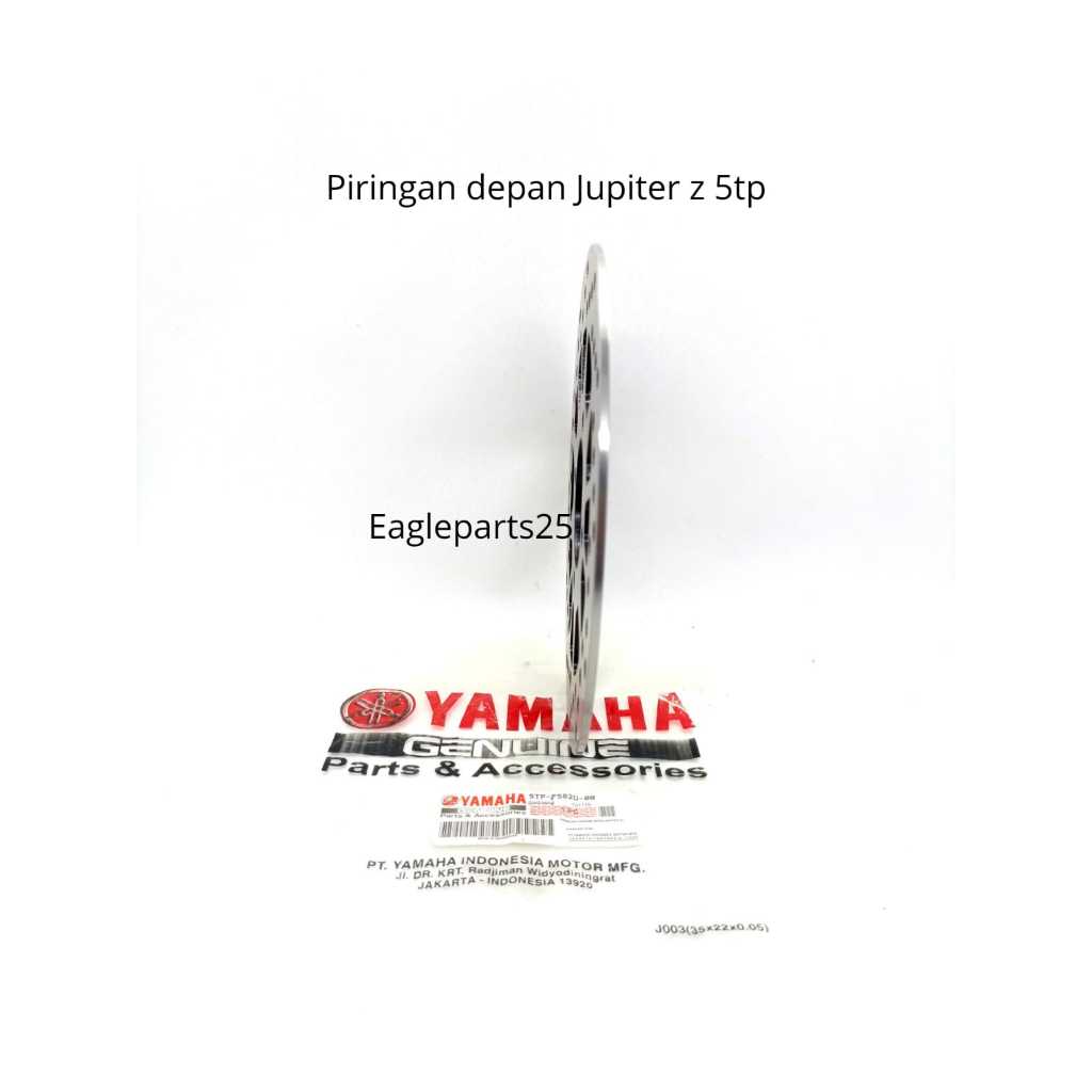 Piringan depan jupiter Z 5TP /jupiter z/jupiter z burhan/jupiter mx lama/jupiter z robot/vega zr/veg