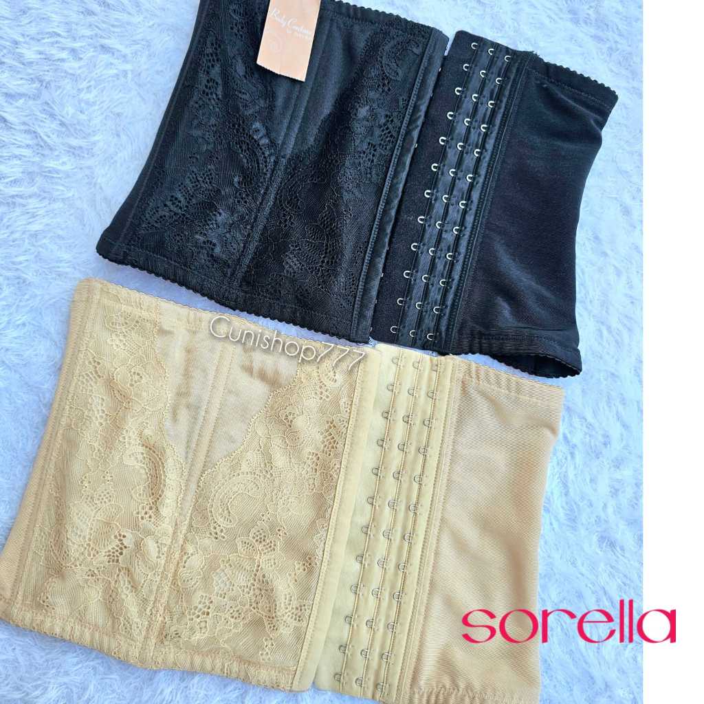 SORELLA KORSET PERUT LACE RENDA BODY CONTOUR SIZE M L 029 4128