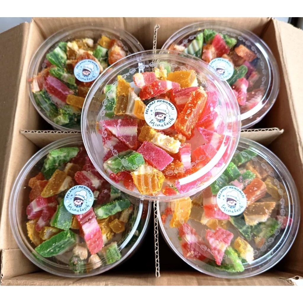 Agar agar  jelly kering toples  200 gram hantaran lebaran