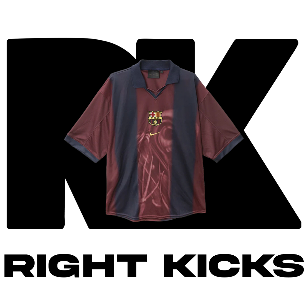Travis Scott x Nike x FC Barcelona Retro 2000/01 Home Skeleton Jersey