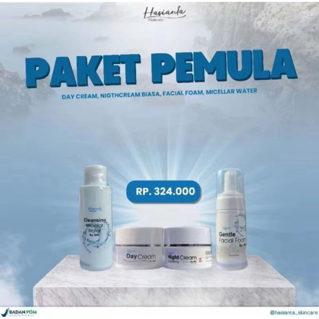 HASIANTA SKINCARE PAKET PEMULA/BASIC