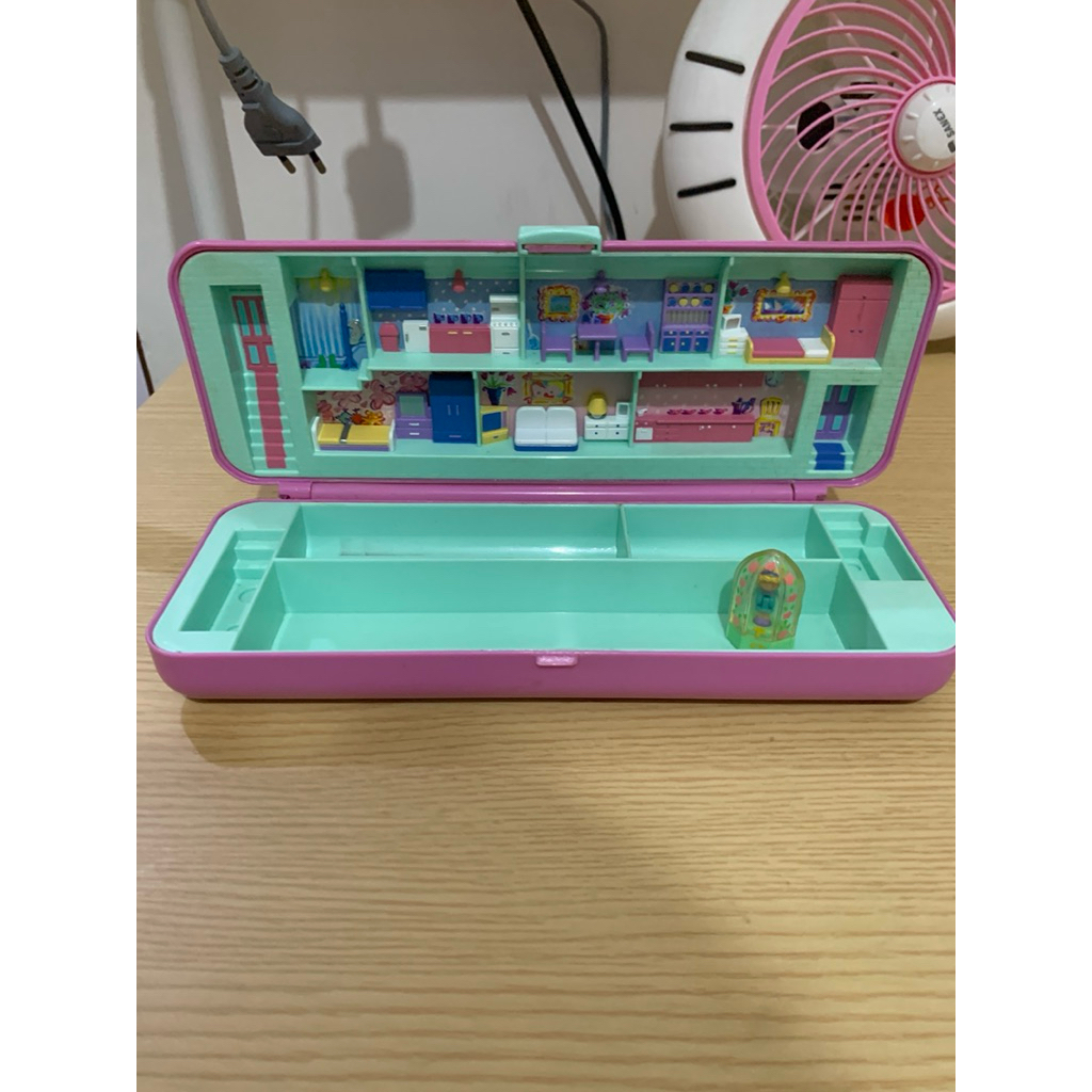 ION PP53 Polly Pocket Pencil Case Bluebird 1990