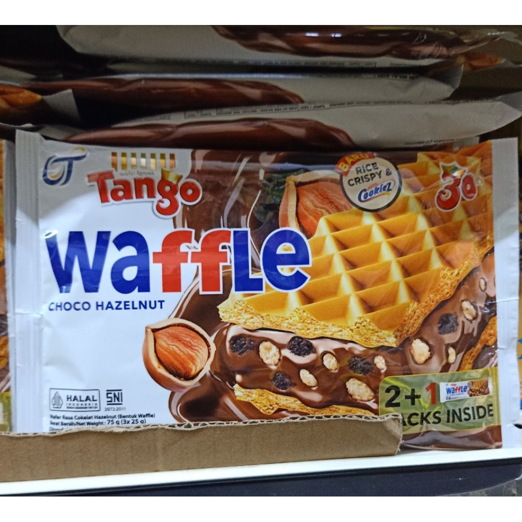 tango waffle crunch choco hazelnut 75g